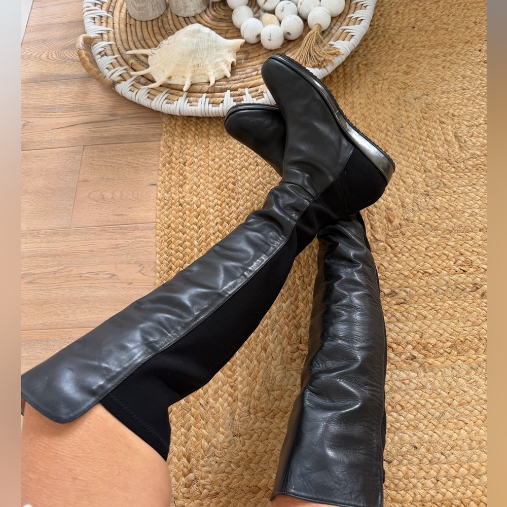 Neiman Marcus  NWT Pura López Above Knee with Hidden Wedge all day Sexy boots ❤️